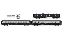 Rivarossi HR4390 - H0 - 3-tlg. Set Personenwagen Edelweiss Pullman Express, CIWL, Ep. II - Set 1